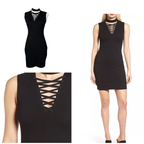 Bailey 44 El Caiman Body-Con Short Dress Black Size Small - Picture 1 of 9